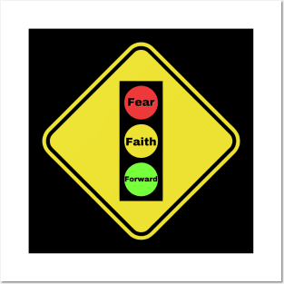 Atychiphobia Fear, Faith, Forward Posters and Art